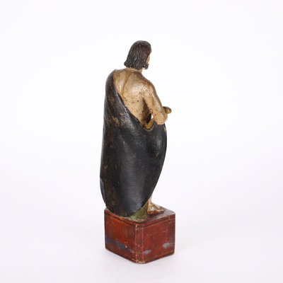 Patinated Statue in Wood-VMM-1287228