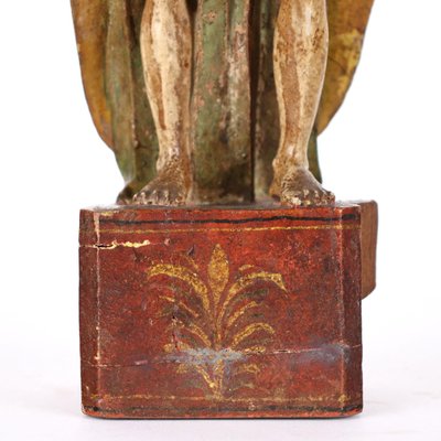 Patinated Statue in Wood-VMM-1287228