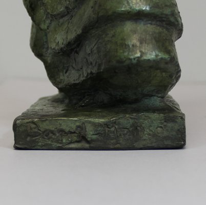 Patinated Terracotta Sculpture in Bronze by Manso for Almeda Anfora Gerona, 1960s-NE-684790