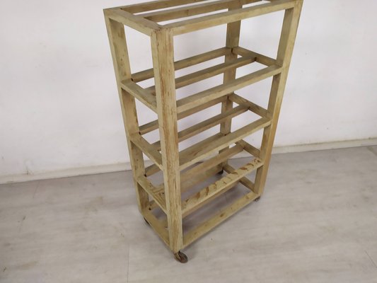 Patinated Wood Industrial Shelf, 1890s-EAD-1408063