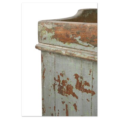 Patinated Wooden Bedside Table, 1800s-NQ-1749258