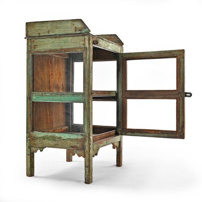 Patinated Wooden Cabinet, 1940s-NQ-571388