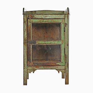 Patinated Wooden Cabinet, 1940s-NQ-571388