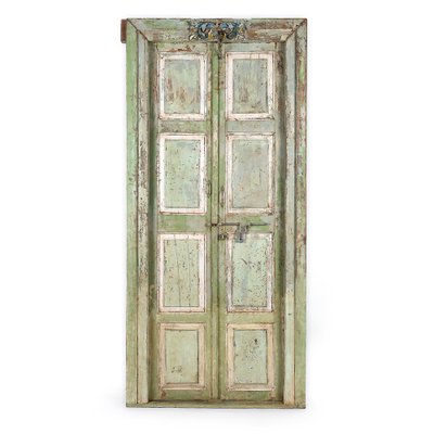 Patinated Wooden Door-NQ-624843