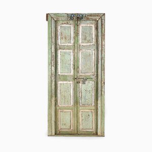 Patinated Wooden Door-NQ-624843