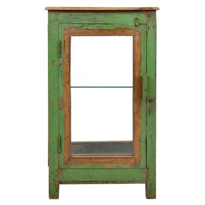 Patinated Wooden Showcase-NQ-1798456