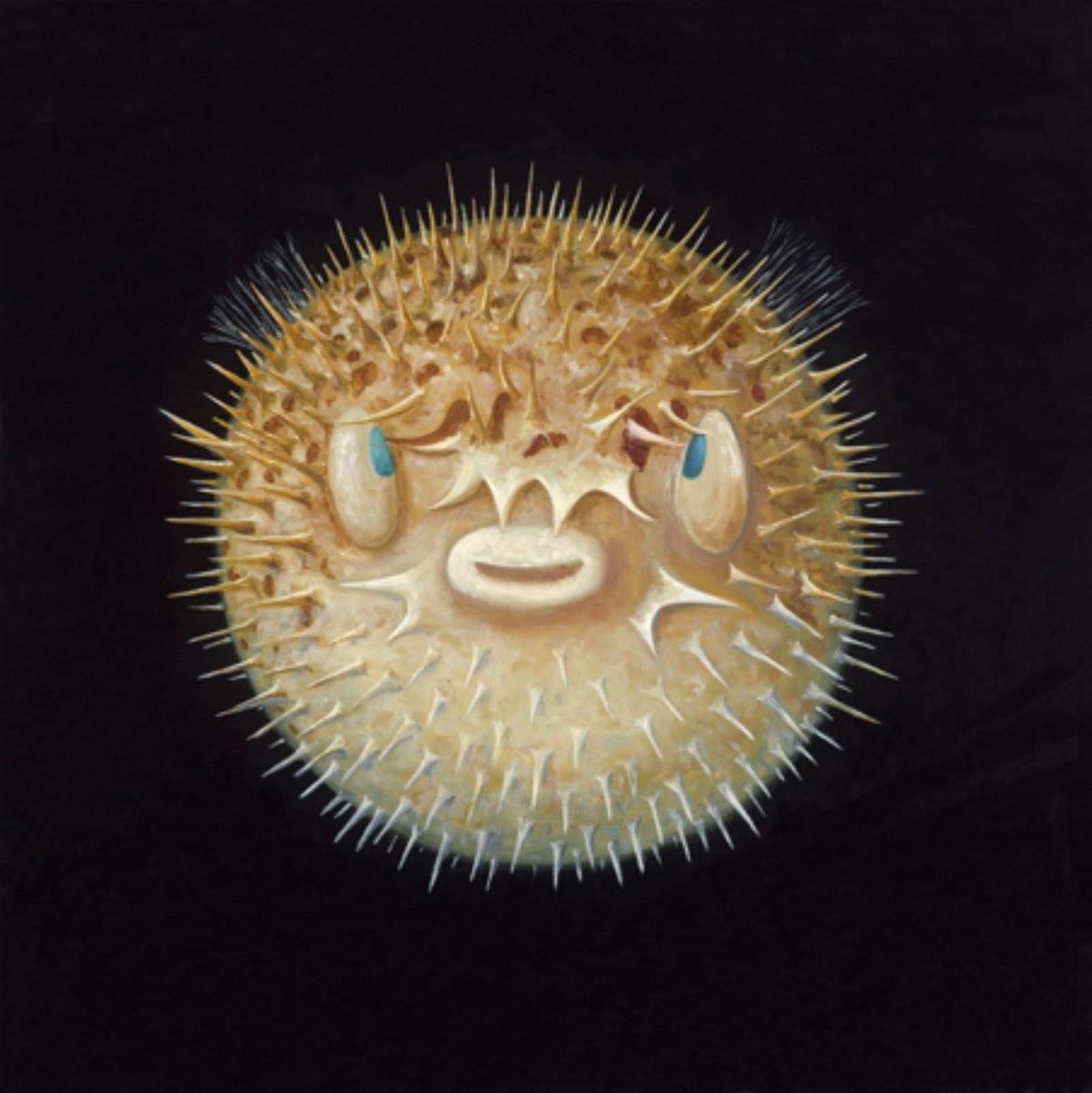 Patrick Chevailler, 698 Scared Pufferfish, 2021