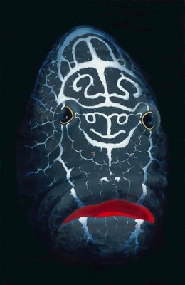 Patrick Chevailler, 750 Maya Grouper, 2020, Digital Print on Canvas-QNR-1239777