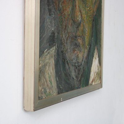 Paul Citroen, Self-Portrait, 1965, Oil Painting, Framed