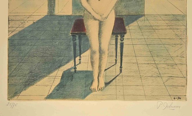 Paul Delvaux, La Voyante, Lithograph, 1974-ZCI-1419912