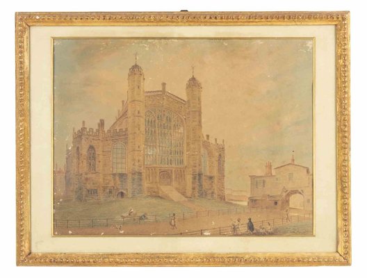 Paul Fischer, West Window, Windsor Castle, Tempera, 1847-ZCI-1378418