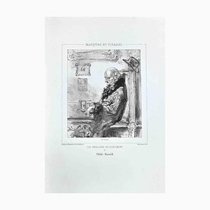 Paul Gavarni, Childe-Harold, Original Lithograph, 1850s-ZCI-1338800