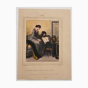 Paul Gavarni - Clichy - Original Lithograph - Mid-19th Century-ZCI-837816