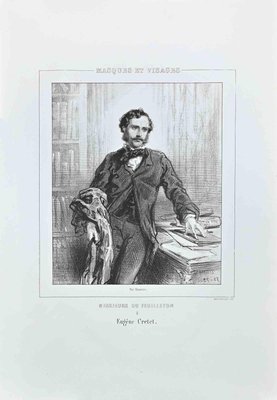 Paul Gavarni, Gentlemen of the Soap Opera, Lithograph, 1850s-ZCI-1344699