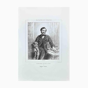 Paul Gavarni, Gentlemen of the Soap Opera, Lithograph, 1850s-ZCI-1344699