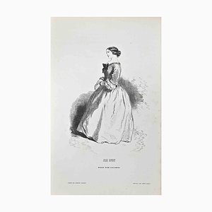 Paul Gavarni, Julie Duprat, Lithograph, Mid-19th Century-ZCI-2029970