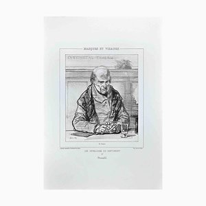 Paul Gavarni, Les Invalides du Sentiment, Oswa, Original Lithograph, 1850s-ZCI-1338793