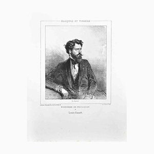 Paul Gavarni, Louis Enault, Original Lithograph, 1850s-ZCI-1338789