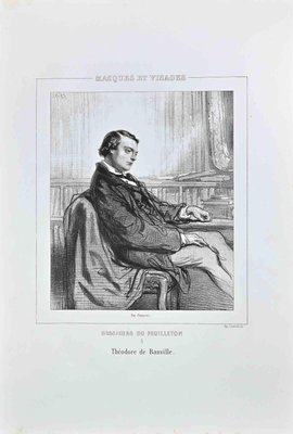 Paul Gavarni, Messieurs du Feuilleton, Lithograph, 1850s-ZCI-1344783