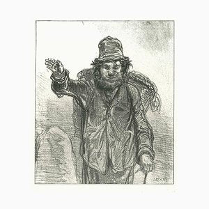 Paul Gavarni, Mountaineer, Original Lithograph, 1881-ZCI-2029737