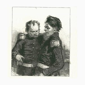 Paul Gavarni, The Affection, Original Lithograph, 1881-ZCI-2029710