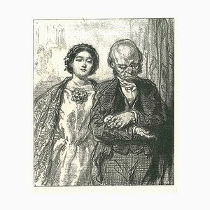 Paul Gavarni, The Companionship, Original Lithograph, 1881-ZCI-2029703