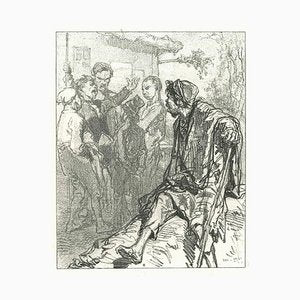 Paul Gavarni, The Misery, Original Lithograph, 1881-ZCI-2029718