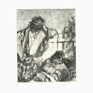 Paul Gavarni, The Misery, Original Lithograph, 1881-ZCI-2029729