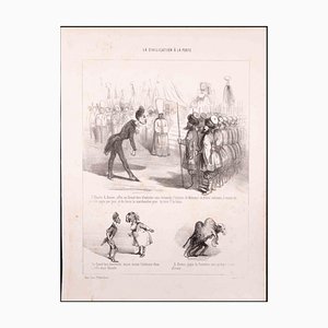 Paul Gavarni, The Salutation, Lithograph, 1850s-ZCI-1326681