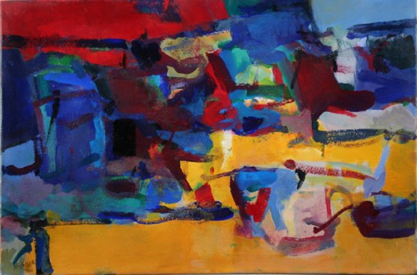 Paul Nicholls, Spiaggia Follonica, Acrylic on Cardboard, 2021-ZCI-937121