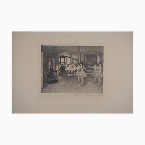 Paul Renouard, Dance Class, 1893, Original Etching-KHH-1337416