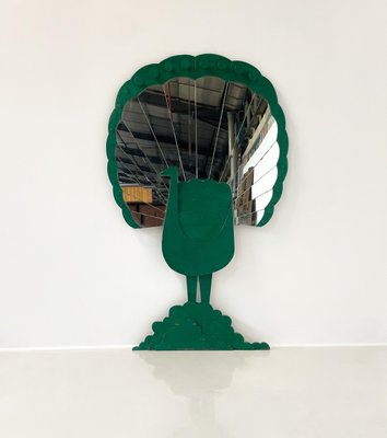 Pavone Mirror attributed to Sirio Alessandri for Pallucco, 1970s-FGA-1725935