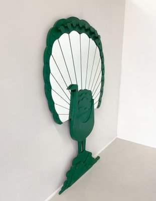 Pavone Mirror attributed to Sirio Alessandri for Pallucco, 1970s-FGA-1725935