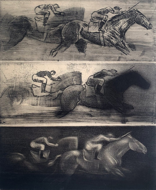 Pawel Zablocki, Three Sketches for New Runs, Etching on Paper, 2010