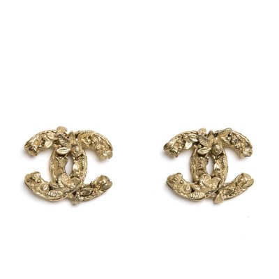 Pe2011 Boucles Doreille Clip Earrings from Chanel, Set of 2-NPN-2023647