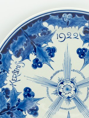 Peace on Earth Christmas Plate from Royal Delft, 1922-TJZ-2022490