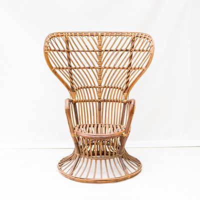 Peacock Chair in Bamboo, 1970s-NZV-2027608