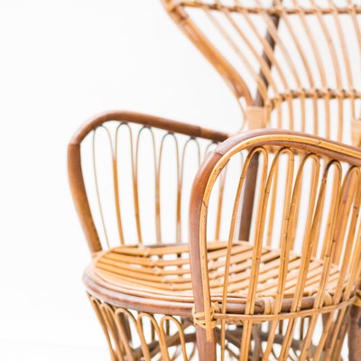 Peacock Chair in Bamboo, 1970s-NZV-2027608