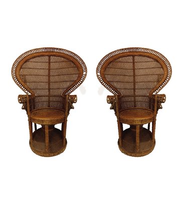 Peacock Chairs, 1970s, Set of 2-RFP-2020115