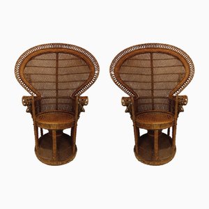 Peacock Chairs, 1970s, Set of 2-RFP-2020115