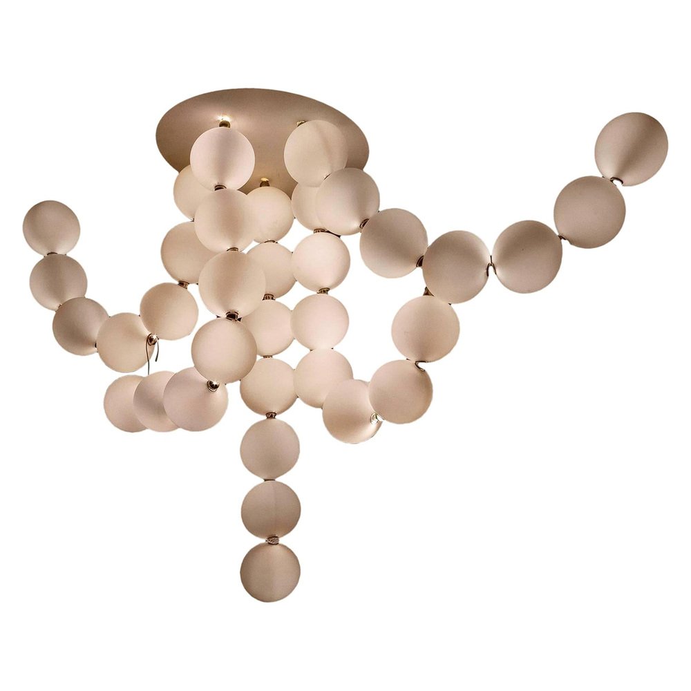 Pearl Ceiling Lamp by Ludovic Clément for Armont, Set of 5