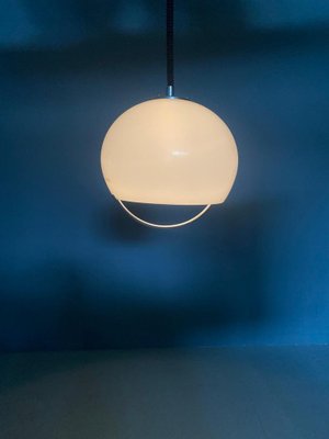 Pearlescent Adjustable Pendant Lamp by Luigi Massoni for Harvey Guzzini, Italy, 1970-DT-2026099