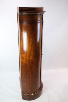 Pedestal Cabinet in Carved Mahogany, 1840s-UY-1454033