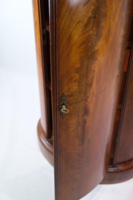 Pedestal Cabinet in Carved Mahogany, 1840s-UY-1454033