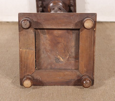 Pedestal in Chestnut - 1920s-RVK-1437471