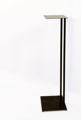 Pedestal in Patinated Steel by Franck Robichez-JG-1239349