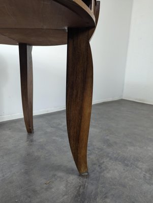 Pedestal Table by J.F Leleu-HLV-2033122