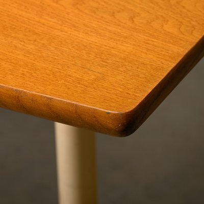 Pedestal Table with Oak Table Top by George Nelson for Herman Miller and Vitra, 1970s-JK-2043633