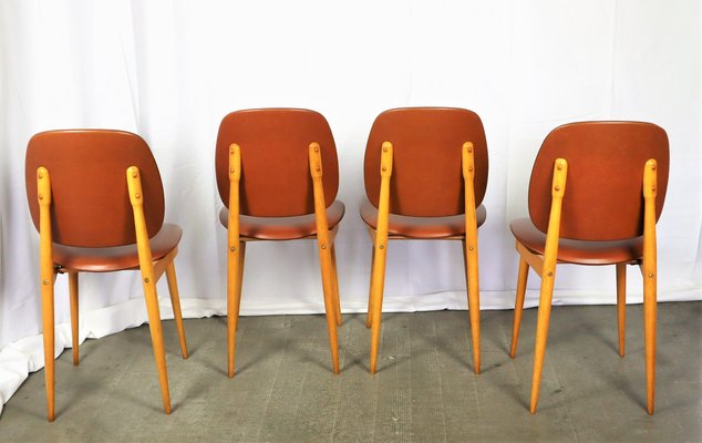 Pegasus Dining Chairs from Baumann, 1960s, Set of 4-YBU-1377182