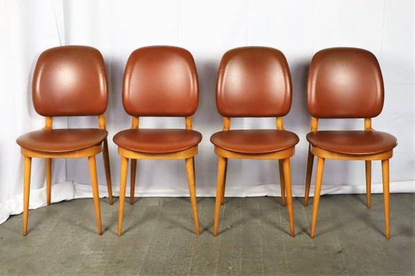 Pegasus Dining Chairs from Baumann, 1960s, Set of 4-YBU-1377182